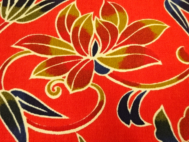  花唐草模様名古屋帯